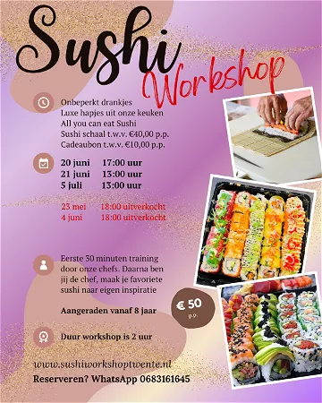 Flyer Sushi Workshop
